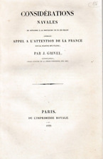 Grivel considerations navales d'occasion  France