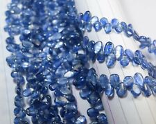 Kyanite Natural Gemstones Pear Plain Loose Beads 471Ct  8" 5 Strand Lot 113-122 for sale  Shipping to South Africa