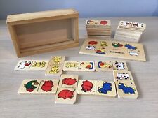 Child wooden domino for sale  NEATH