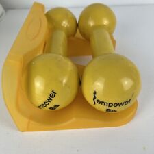 Conjunto de halteres de 8 libras da marca Empower com suporte, usado comprar usado  Enviando para Brazil