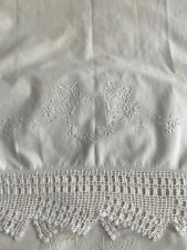 antique lace pillowcases for sale  LONDON