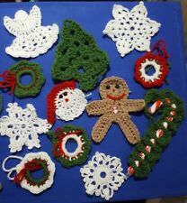 Handmade crochet christmas for sale  LEIGH