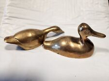 Vintage brass duck for sale  Shipping to Ireland