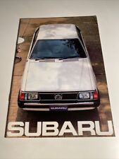 Subaru range brochure for sale  NEWCASTLE UPON TYNE
