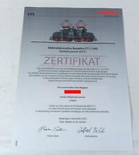 Märklin 39771 zertifikat gebraucht kaufen  Leipheim