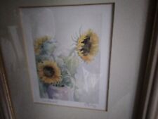 Sun flower print for sale  ROTHERHAM