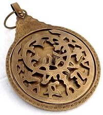 Calendario astrológico antiguo astrolabio inglés navegación globo de latón, usado segunda mano  Embacar hacia Argentina