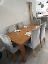 Solid pine dining for sale  ORPINGTON