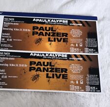 Paul panzer tickets gebraucht kaufen  Fehmarn