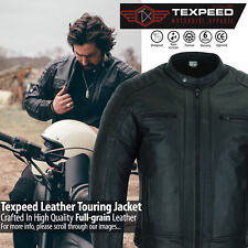 Leather Motorbike Motorcycle Jacket Touring With Genuine CE Armour Biker Thermal for sale  Shipping to South Africa