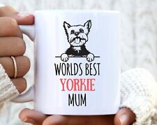 Worlds Best Yorkie Mum. Yorkshire Terrier Mug. 21st Birthday Gift For Her. Yorki na sprzedaż  Wysyłka do Poland