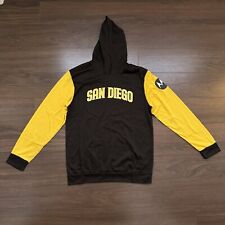Camisa con capucha suéter San Diego Padres SGA marrón amarillo grande adulto talla L segunda mano  Embacar hacia Argentina