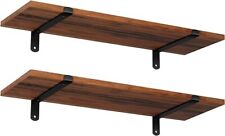 SONGMICS Wall Shelves Set of 2, 60 x 20 x 7 cm, Floating Shelves, Decorative for sale  Shipping to South Africa