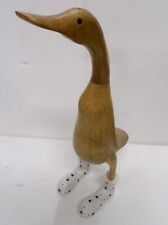 Wooden duck figure for sale  HAYWARDS HEATH