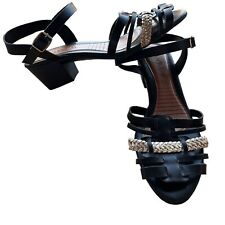 Usado, Sandálias sapatos Ramarim tamanho 8 preto comprar usado  Enviando para Brazil