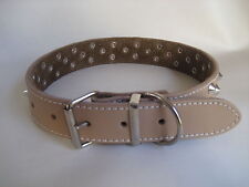 Leather studded latte for sale  Shipping to Ireland