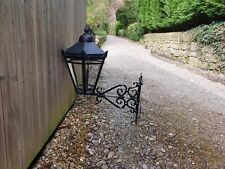 Brass Victorian style wall lamp/light/lantern coach house garden barn outside for sale  Shipping to South Africa