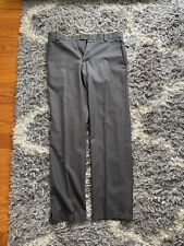 Calça jeans Kenneth Cole Reaction masculina tamanho 33 x 32 cinza frente plana ajuste fino comprar usado  Enviando para Brazil