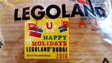 Lego Legoland Dubai 2016 Cegła promocyjna Kamień kolekcjonerski Kamień specjalny Happy Holidays RZADKI na sprzedaż  Wysyłka do Poland
