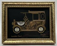 David of London Horological Montage Collage Londres Taxi Cabina Reloj Piezas Arte Reino Unido segunda mano  Embacar hacia Argentina