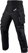 Pantalones de motocicleta HWK para hombre y mujer con tela Cordura, 32W x 32L - negros- segunda mano  Embacar hacia Mexico