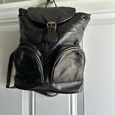 Genuine black leather for sale  Portland