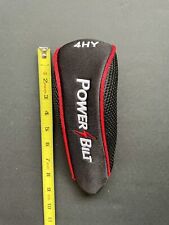 Power ⚡️ Bilt 4HY •Golf Club Cover • Black w/ Red Trim & White Letters for sale  Shipping to South Africa