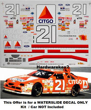 ADESCAR NASCAR #21 CITGO 1996 FORD THUNDERBIRD MICHAEL WALTRIP SLIXX 1/24 comprar usado  Enviando para Brazil
