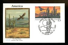 US FDC #UX127 Colorado Seda 1989 Tucson AZ America the Beautiful Desert segunda mano  Embacar hacia Argentina