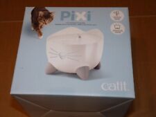 Catit Pixi Cat Drinking Fountain Clean Water LED Cute Design Bowl - White, used for sale  Shipping to South Africa