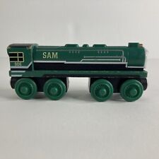 Thomas Friends Sam the Virginian Wooden Railway Train Tank Engine No Tender, used for sale  Shipping to South Africa