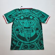 Usado, Camiseta deportiva de fútbol para hombre Selección Mexica verde fútbol México retro segunda mano  Embacar hacia Argentina