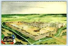 Cartão postal SAN ANTONIO, TX ~ R. Sims Artist View THE ALAMO Before the Battle 4x6", usado comprar usado  Enviando para Brazil