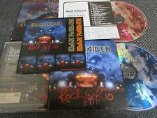 IRON MAIDEN /rock in rio /JAPÃO LTD 2CD slipcase, adesivo comprar usado  Enviando para Brazil