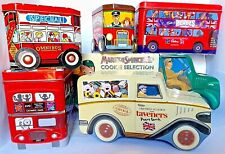 VINTAGE COLLECTABLE TINS VEHICLE SHAPE BUSES VANS Select & Order from MENU below for sale  Shipping to South Africa