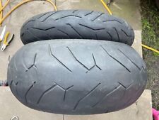 Pair motorcycle tyres for sale  CREWE