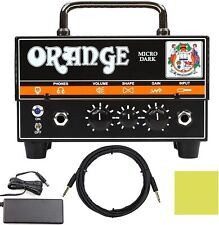 Usado, Paquete de cabezal amplificador de mini guitarra Orange MD20 20W con cable cerdo y fuente de alimentación segunda mano  Embacar hacia Argentina