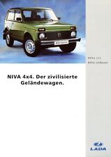Lada Niva 4x4 Prospekt 1995 10/95 D Katalog brochure prospectus catalogus, usado comprar usado  Enviando para Brazil