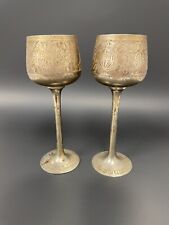 Vintage etched chalice for sale  Wisconsin Dells