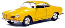 WELLY DieCast 1:34 VW KARMANN GHIA COUPE AMARELO Novo Modelo Carro Metal na Caixa 1/34 comprar usado  Enviando para Brazil