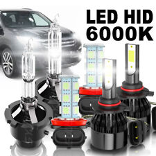 Usado, Kit combo de faróis LED HID + farol de neblina 6x lâmpadas para Acura RDX 2008-2017- -6000K comprar usado  Enviando para Brazil