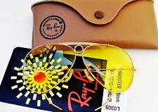 Gafas vintage B&L Ray Ban EE. UU. 62-14 marco de oro amarillo calicromo segunda mano  Embacar hacia Argentina