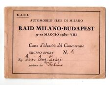 Libretto r.a.c.i. milano usato  Italia