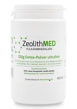 Zeolith MED Detox-Pulver ultrafein 120g, Apothekenqualität, laboranalysiert comprar usado  Enviando para Brazil