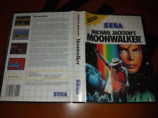 ## SEGA Master System - Michael Jackson´s Moonwalker - TOP / MS Spiel ## comprar usado  Enviando para Brazil