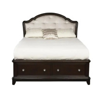 Upholstered panel bed for sale  Wethersfield