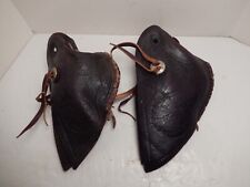 Vintage leather tapaderos for sale  San Antonio