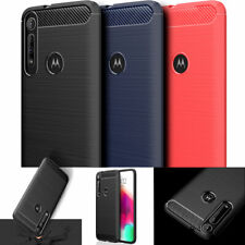 Capa gel choque resistente fibra de carbono para Motorola Moto G8, G8 Plus, G8 Play, usado comprar usado  Enviando para Brazil