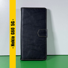 Estojo carteira NOKIA G60 5G com alça de pulso | Estojo fólio de couro sintético | Caixa aberta comprar usado  Enviando para Brazil