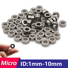 Usado, Rolamentos de esferas em miniatura pequenos micro mini 1/1.5/2/2.5/3/4/5/6/8/10mm diâmetro interno. comprar usado  Enviando para Brazil